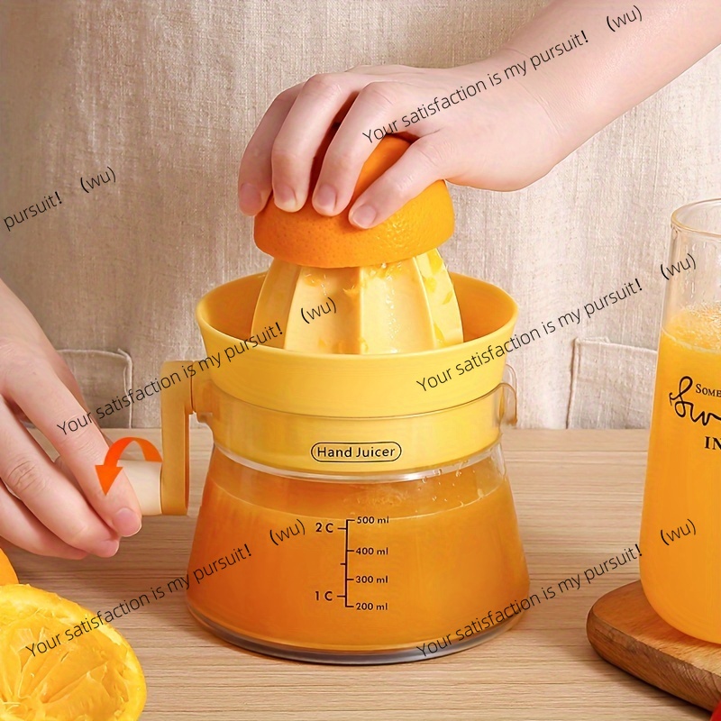 Kitchen Gadgets Built In - Handmatige citruspers met ingebouwde maatbeker, handpers