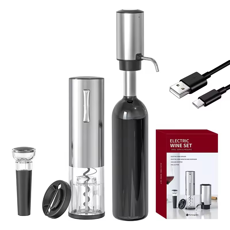 Electric Can Opener - 2024 Nieuw ontwerp 4-in-1 lithium oplaadbare