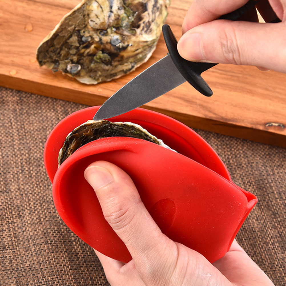 Kitchen Hand Gadgets - 2 stuks hoogwaardige siliconen oesterhouder van