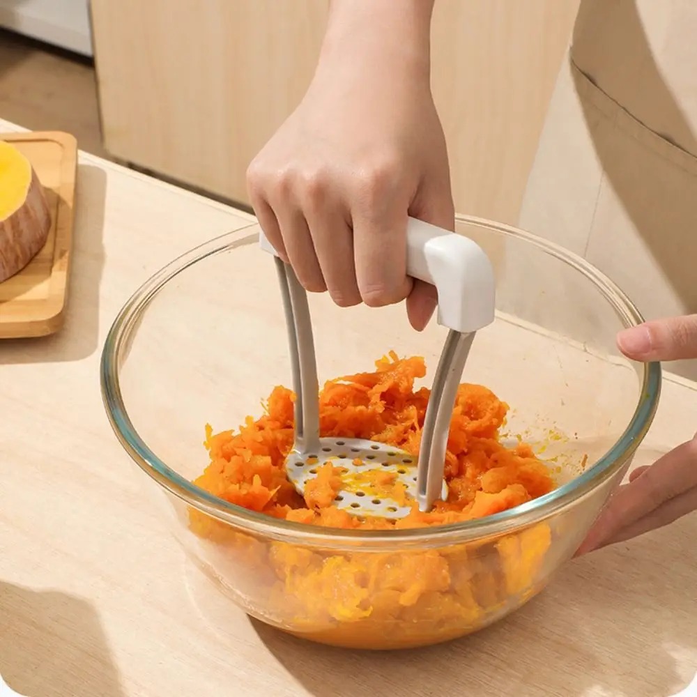 Potato Masher Ricer - 1PC Draagbare Plastic Handmatige Aardappelstamper –