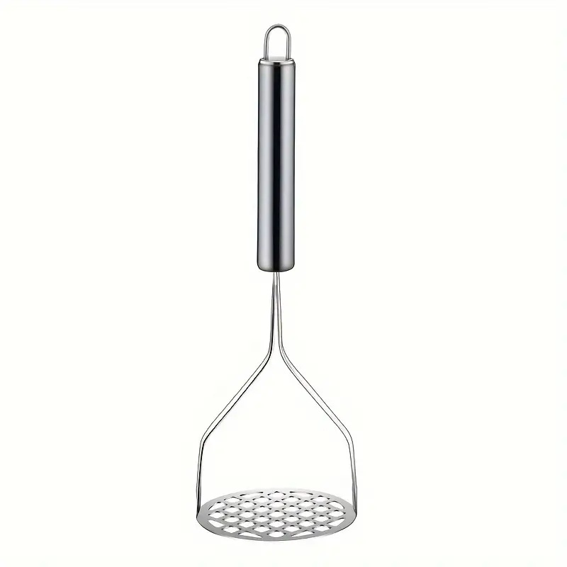 Potato Masher Ricer - 1Pc roestvrijstalen aardappelstamper, handmatige keukenpers voor