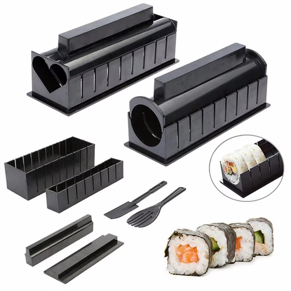 Kitchen Gadgets Japanese - 3/10-delige set Japanse Sushi Maker, 3
