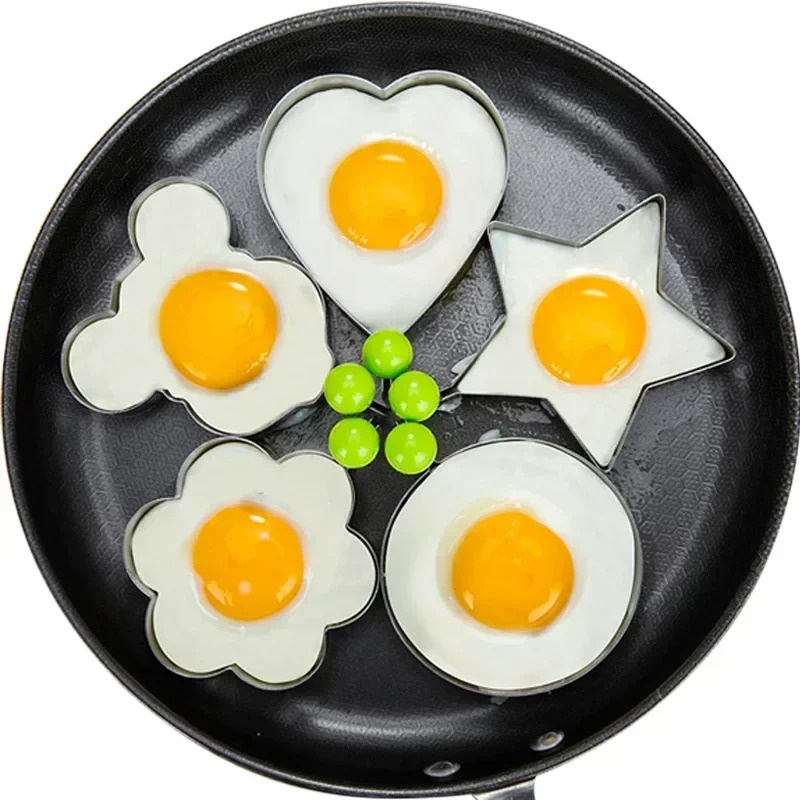 Kitchen Gadgets You Must Have - 1-3 stuks Premium roestvrijstalen hartvormige gebakken