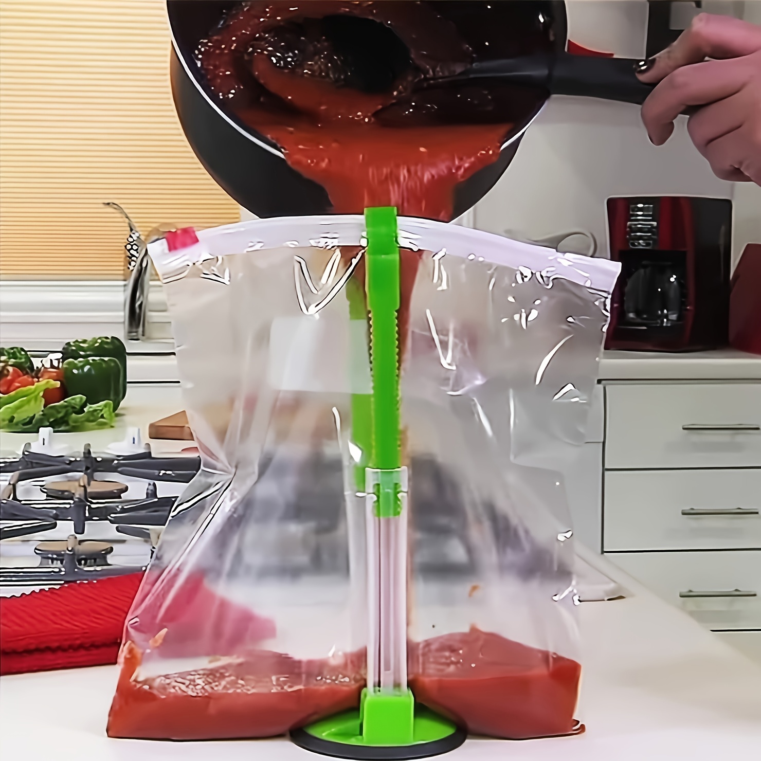 Zakhouder met ritssluiting Kun - Kitchen Hand Gadgets recensie en prijs