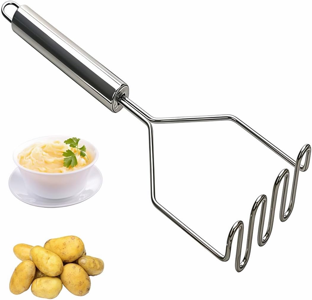 Aardappelstamper van roestvrij - Potato Masher Ricer recensie en prijs