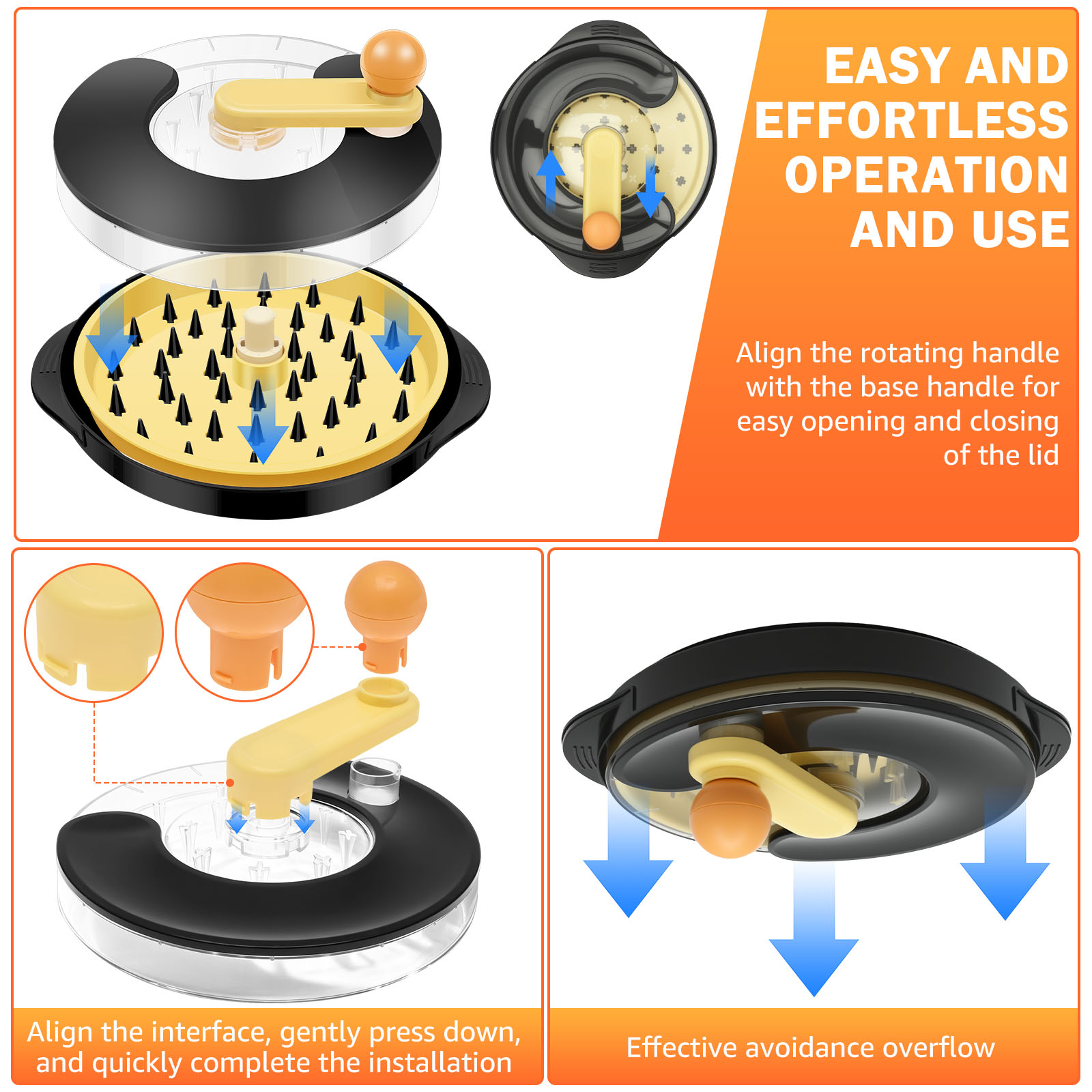 Handmatige roterende kippensni - Kitchen Gadgets Built In recensie en prijs