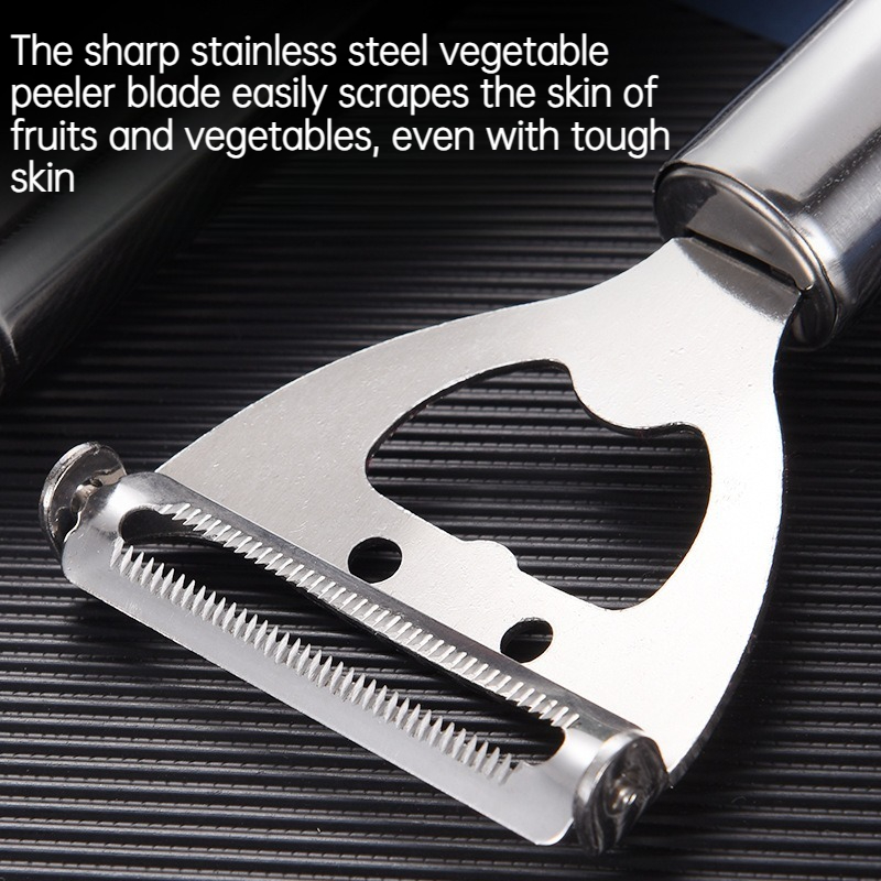 Roestvrijstalen 2-in-1 Schilme - Kitchen Gadgets Built In recensie en prijs