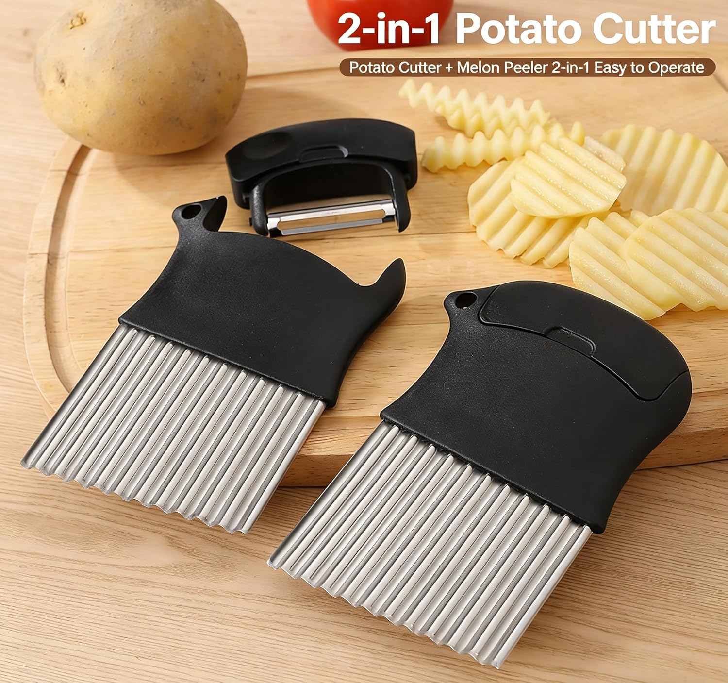 2-in-1 aardappelmes, duurzame  - Kitchen Gadgets Built In recensie en prijs