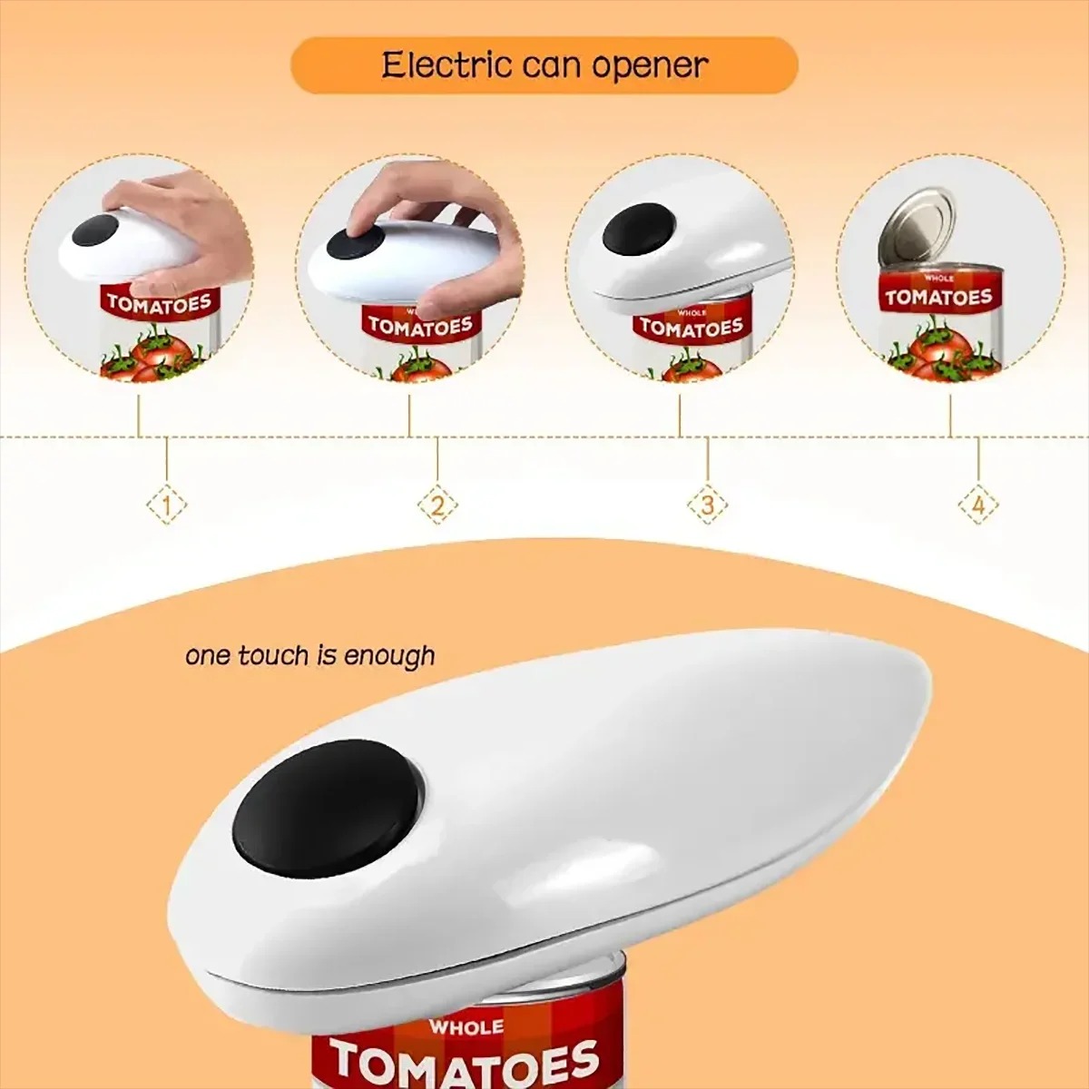 Automatische elektrische bliko - Electric Can Opener recensie en prijs