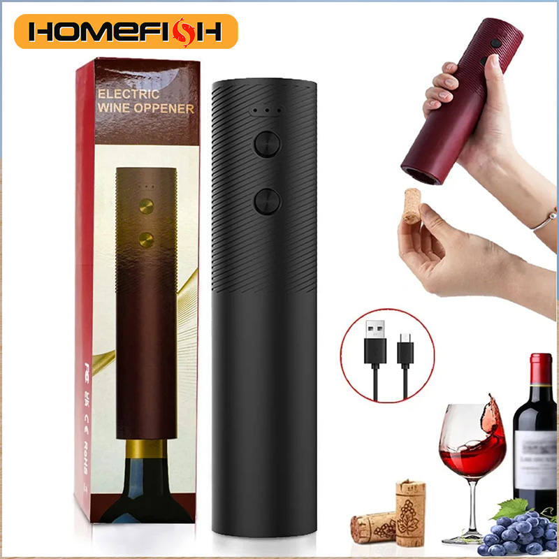 HOMEFISH Elektrische wijnfleso - Electric Can Opener recensie en prijs