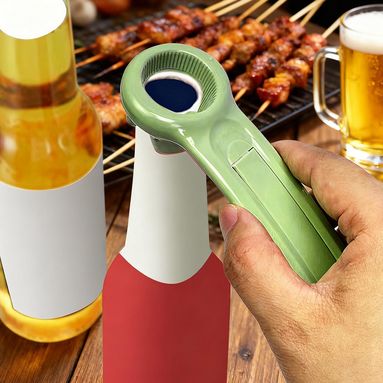 Groene multifunctionele flesop - Kitchen Gadgets Built In recensie en prijs