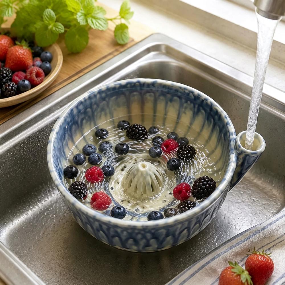 Bessenwasbak Keramische Draaie - Vegetable Kitchen Gadgets recensie en prijs
